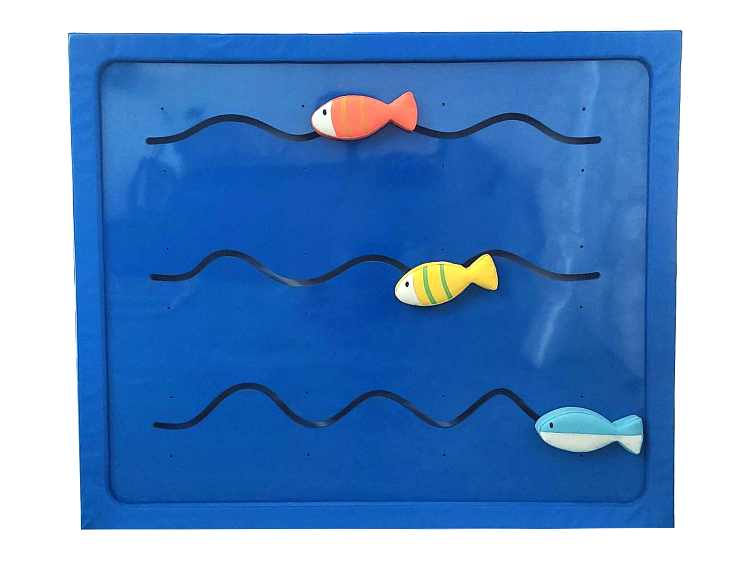 手控小魚聲光互動游戲箱